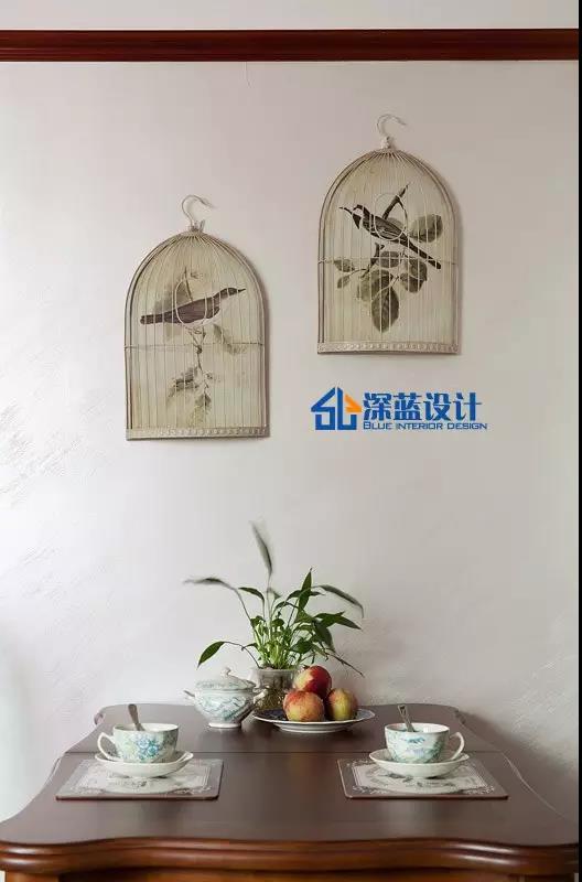 摩卡格调——小三房的美式清新调——侨城豪苑设计完工实景-14