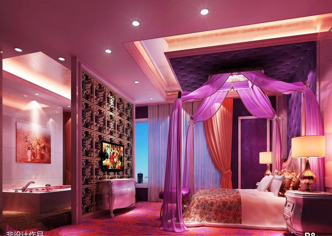 湖北十堰浪漫定制主题酒店设计-2