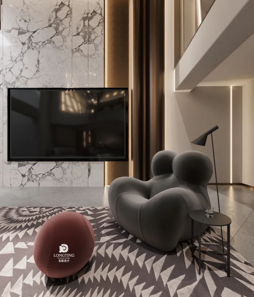 天际玖墅 328 方·漫步人生路的现代灰褐设计丨中国湖州丨湖州圣都装饰-4