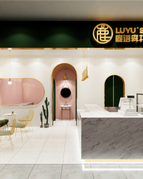 鹿语森林标准店设计