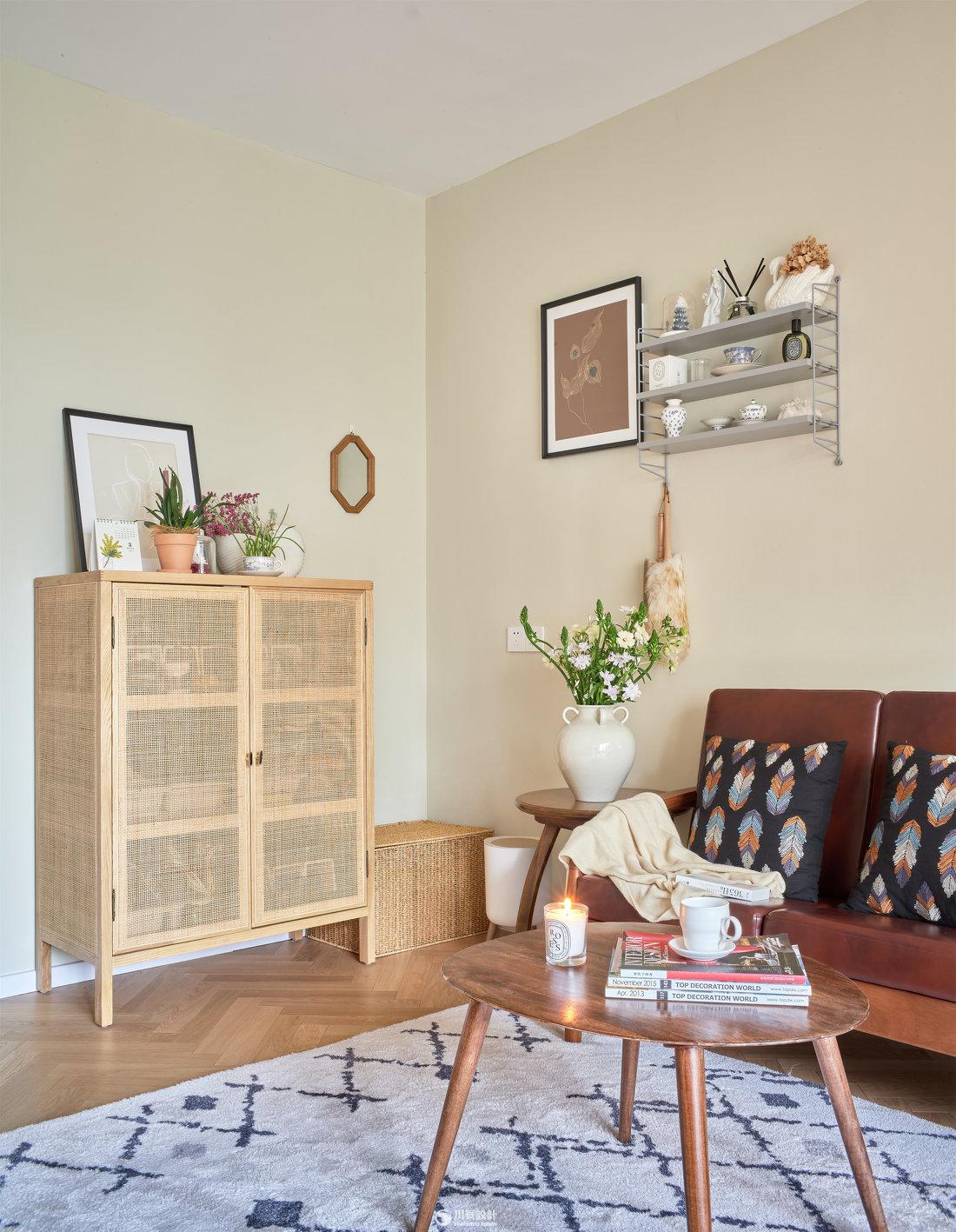 北欧中古风套间设计-7