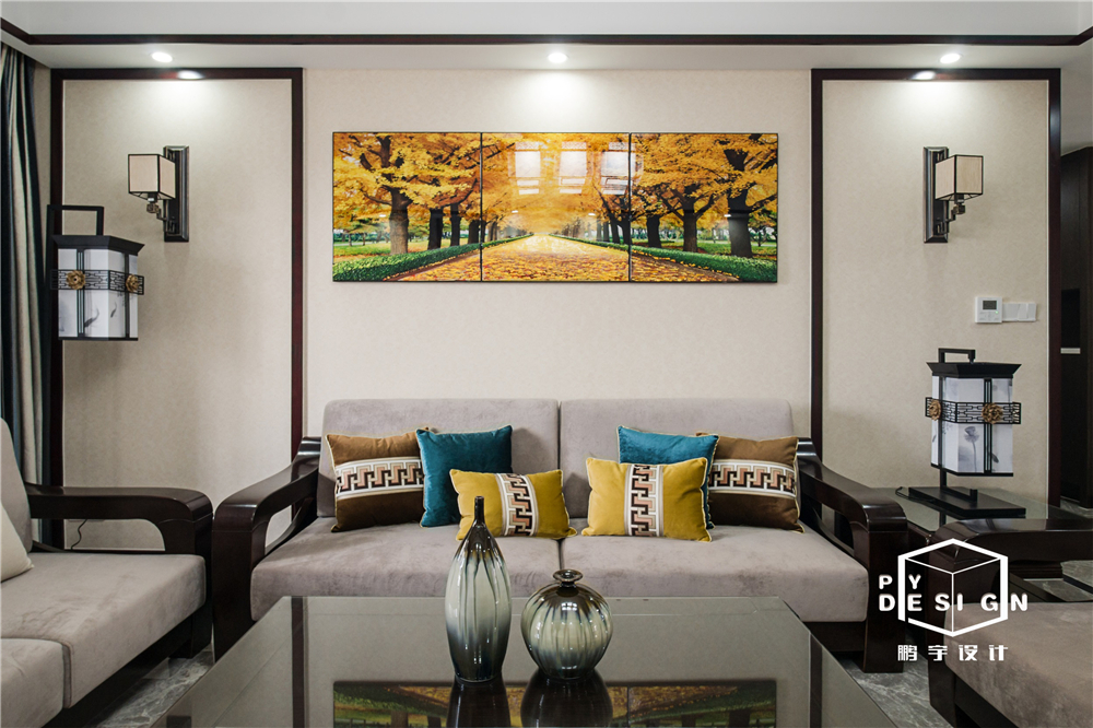 152㎡淡雅新中式 | 鹏宇设计-8