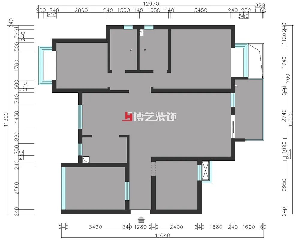 蓝调婚房 | 美式风格中的蓝粉浪漫-1