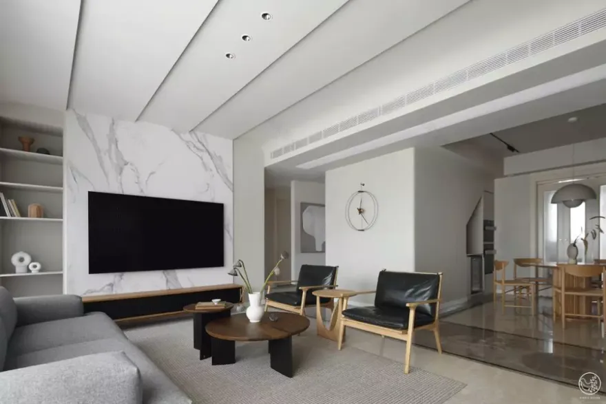 奶油诗意 · 现代雅致家庭空间设计丨中国成都丨清羽设计-27