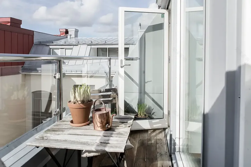 旧建筑中的现代舒适——40 平米复古公寓设计-21