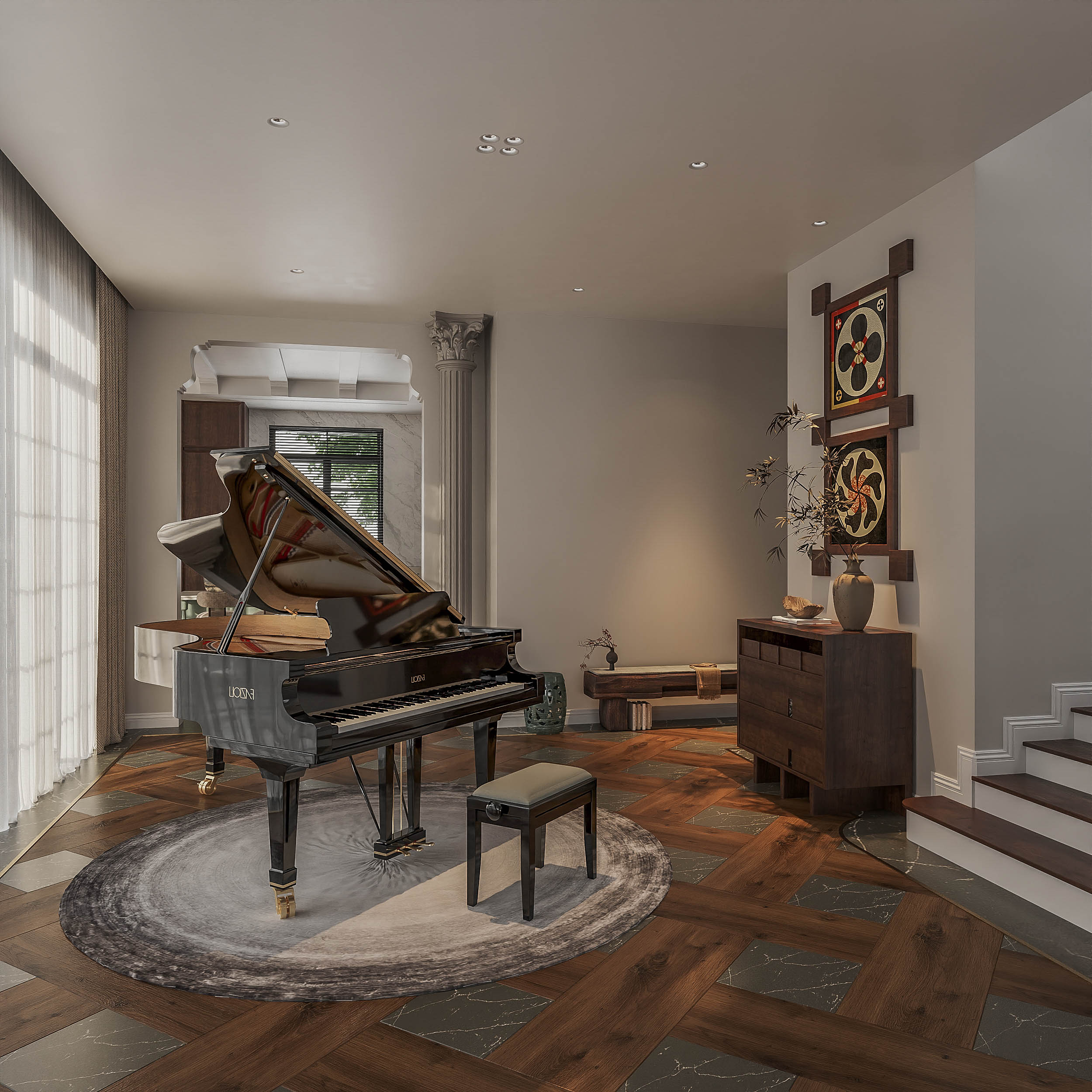 MID-CENTURY MIXED TRADITIONAL-9