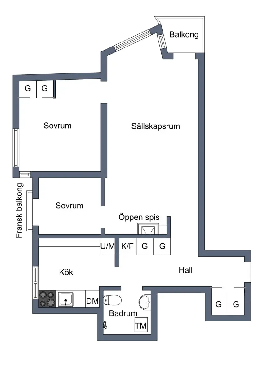 54 平米的小户型公寓设计-17