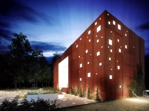 带花园和创意立面的度假屋丨波兰81.WAW.PL-26