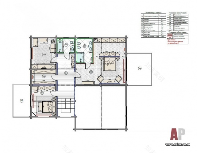 Белоостров的两层木结构住宅及配套设施丨俄罗斯圣彼得堡丨建筑师Андрей Перепечко,Игорь Булатов-89
