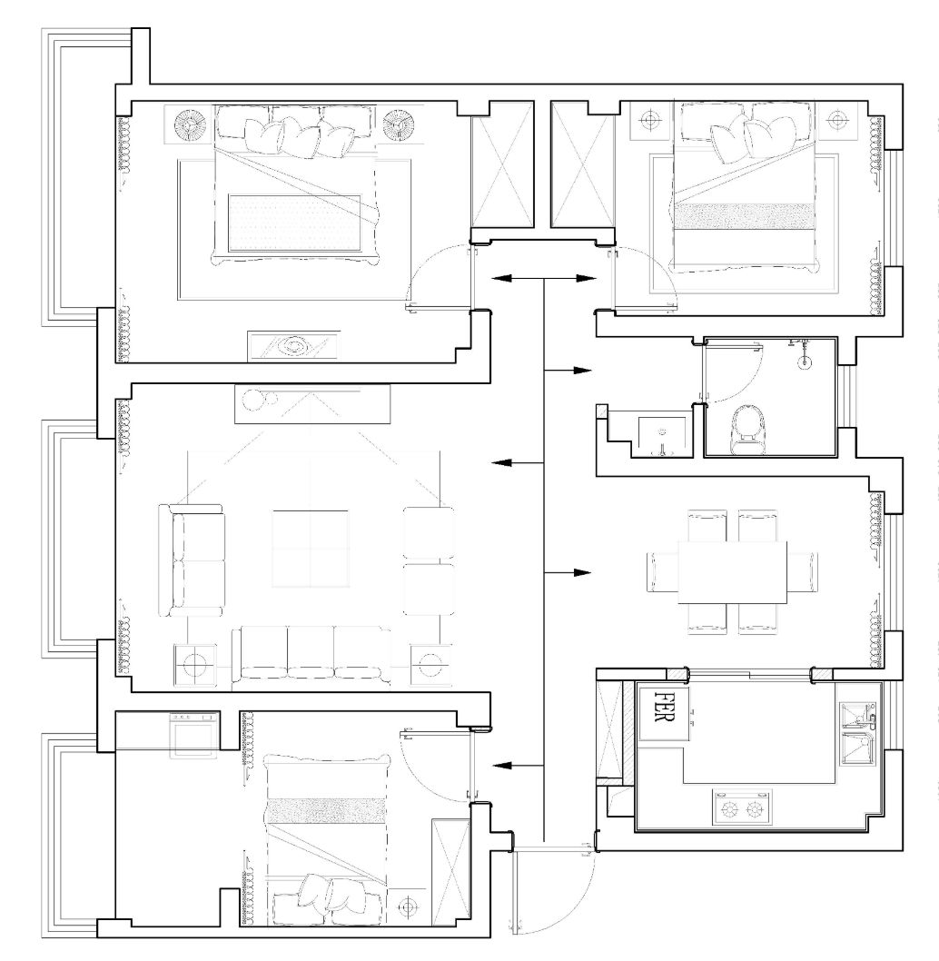 美式轻奢风格，温馨家居生活新体验-91