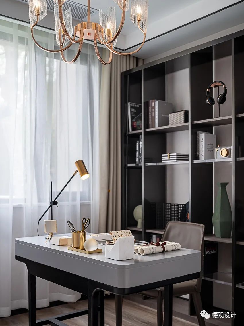 德观设计 | 兴华尚都国际样板间 | 惊艳橙光，写意人文东方-107