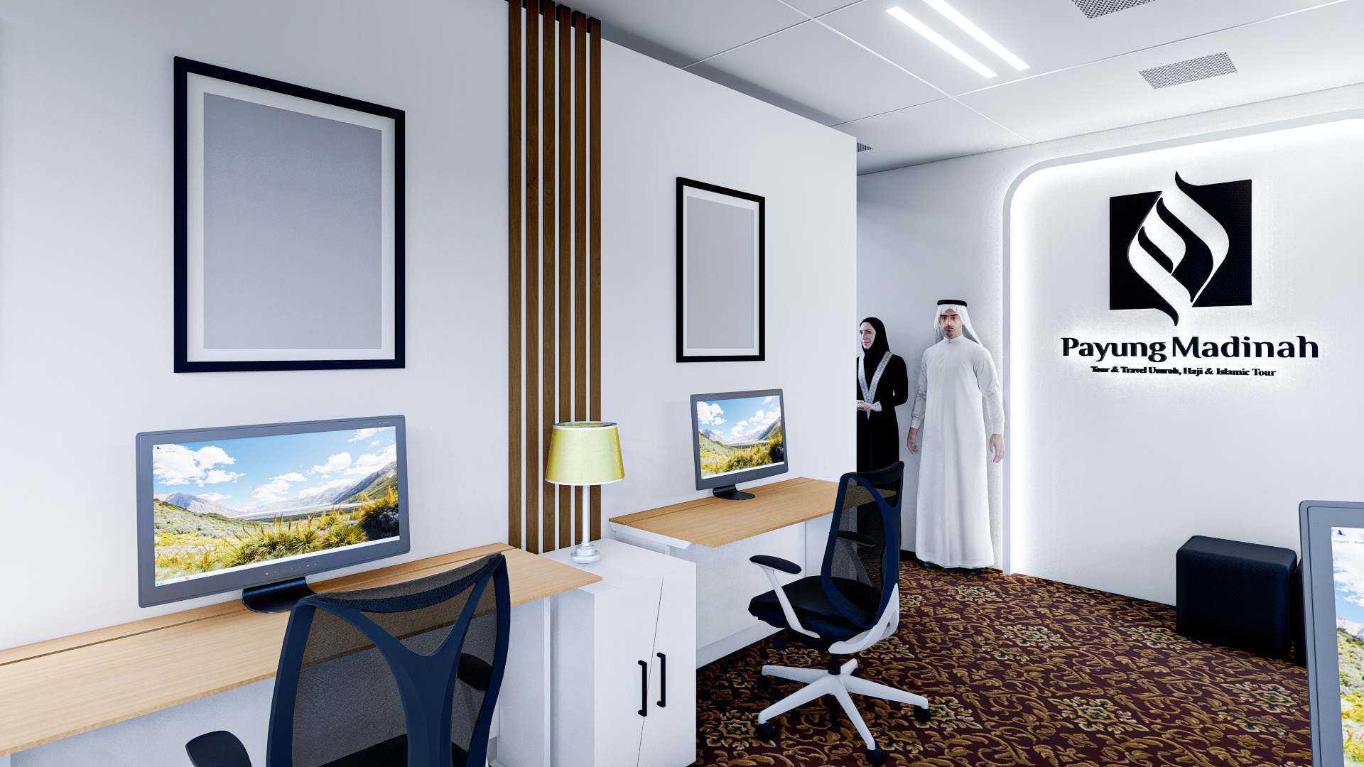 Interior Office Travel Madinah Islamic Theme-14