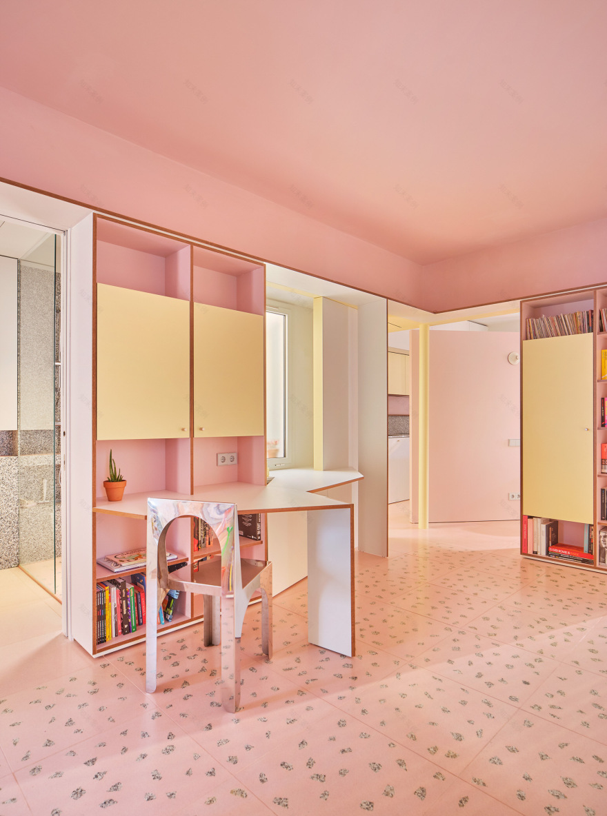 多彩“蛋糕公寓”丨西班牙巴塞罗那丨西班牙 AMOO 设计事务所-10