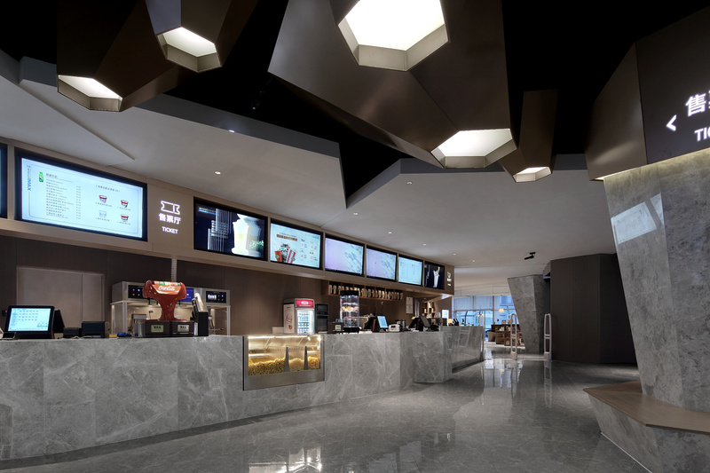 深圳雅宝CCP星河寰宇影城——六边形灰色古铜奢华空间-13