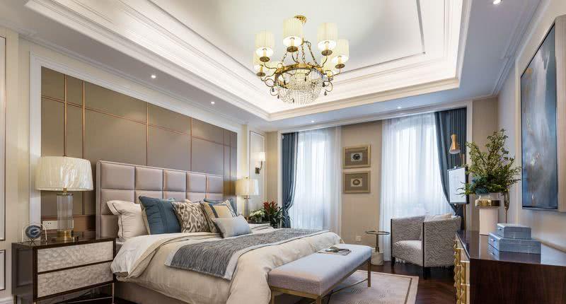 义乌万厦御园法式轻奢风格样板房设计-12