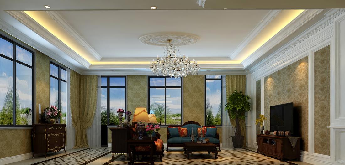 
欧式法式新中式别墅设计作品王文泉109 -0