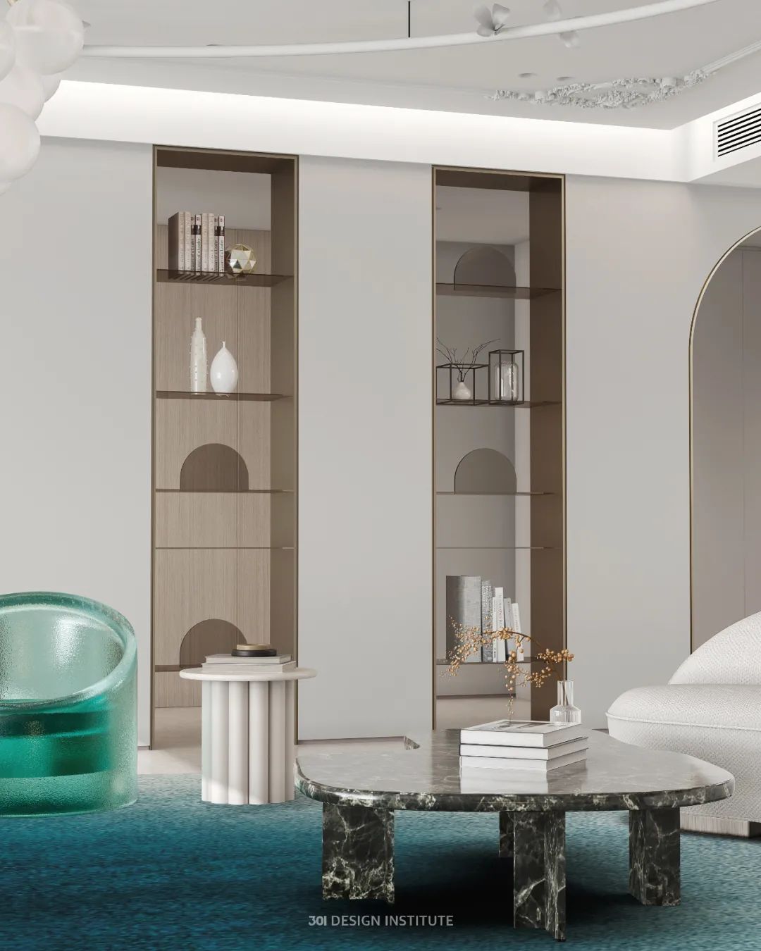 广州天誉半岛 440㎡现代轻奢大平层设计丨中国广州-18