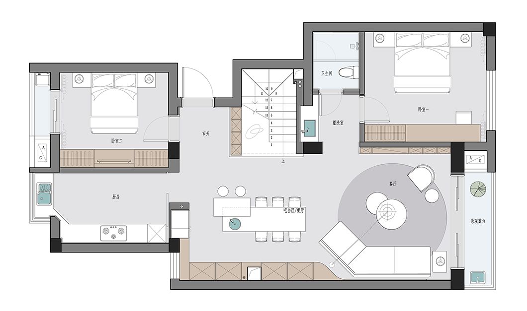 450㎡现代私宅,打造纯粹生活格调-81