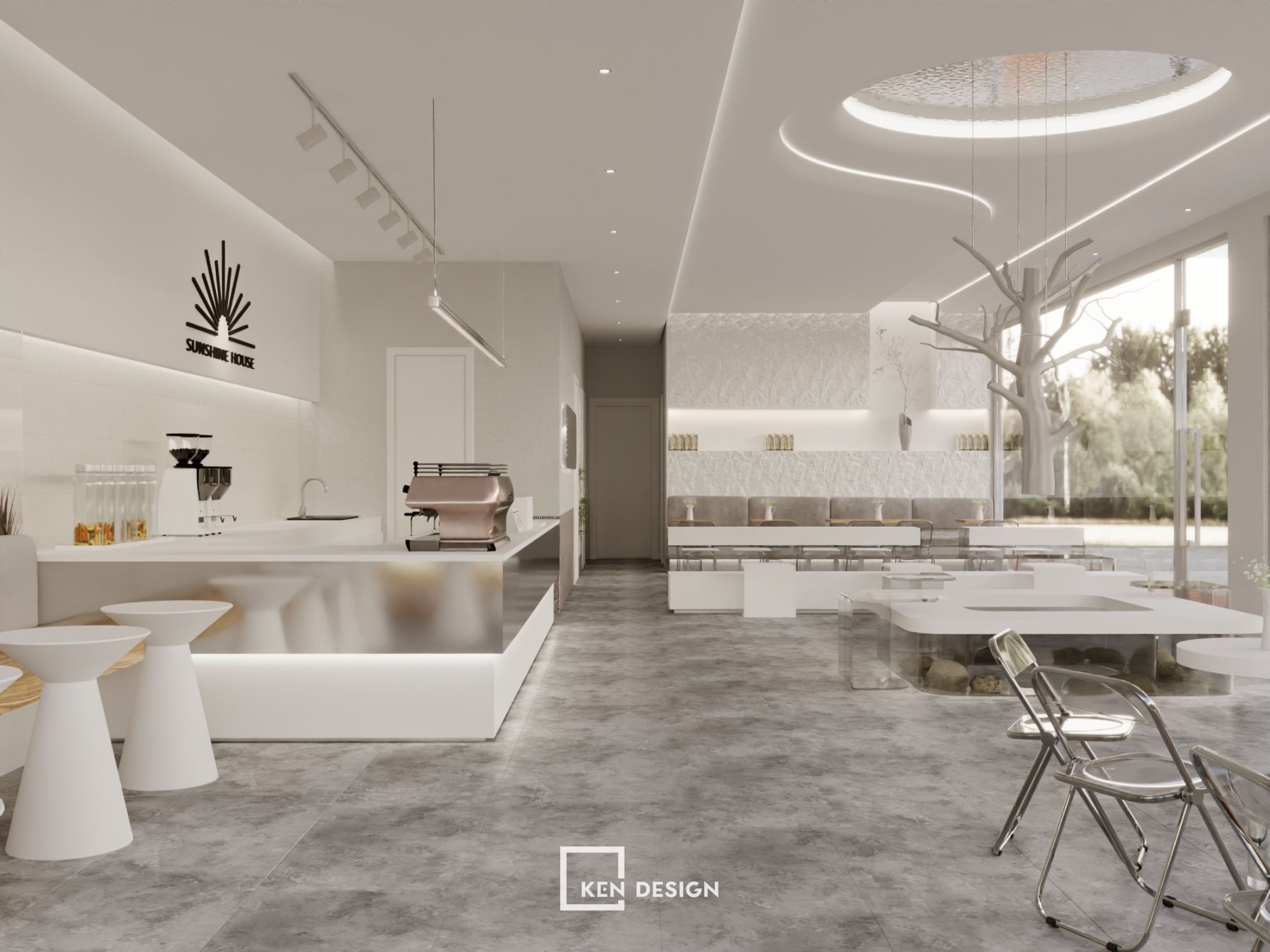 The Sunshine House奶茶店设计丨Ken Design-18