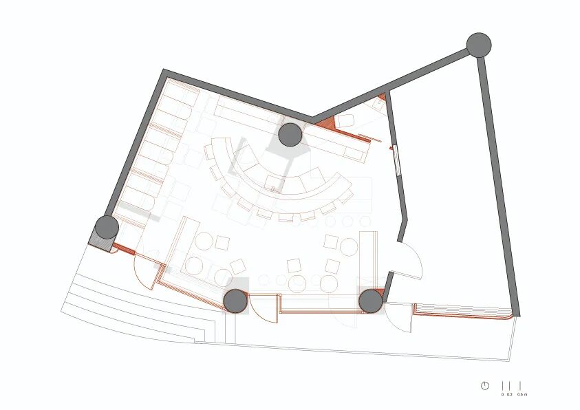 ToTbar&snax酒吧室内改造，上海｜TUO建筑设计事务所+有余建筑-14