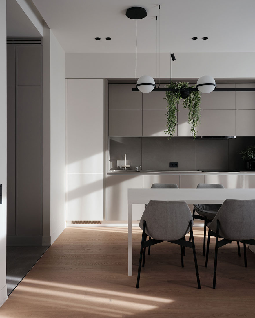 圣彼得堡 75 平米学生公寓 | 红色丝绒沙发成为亮点-5