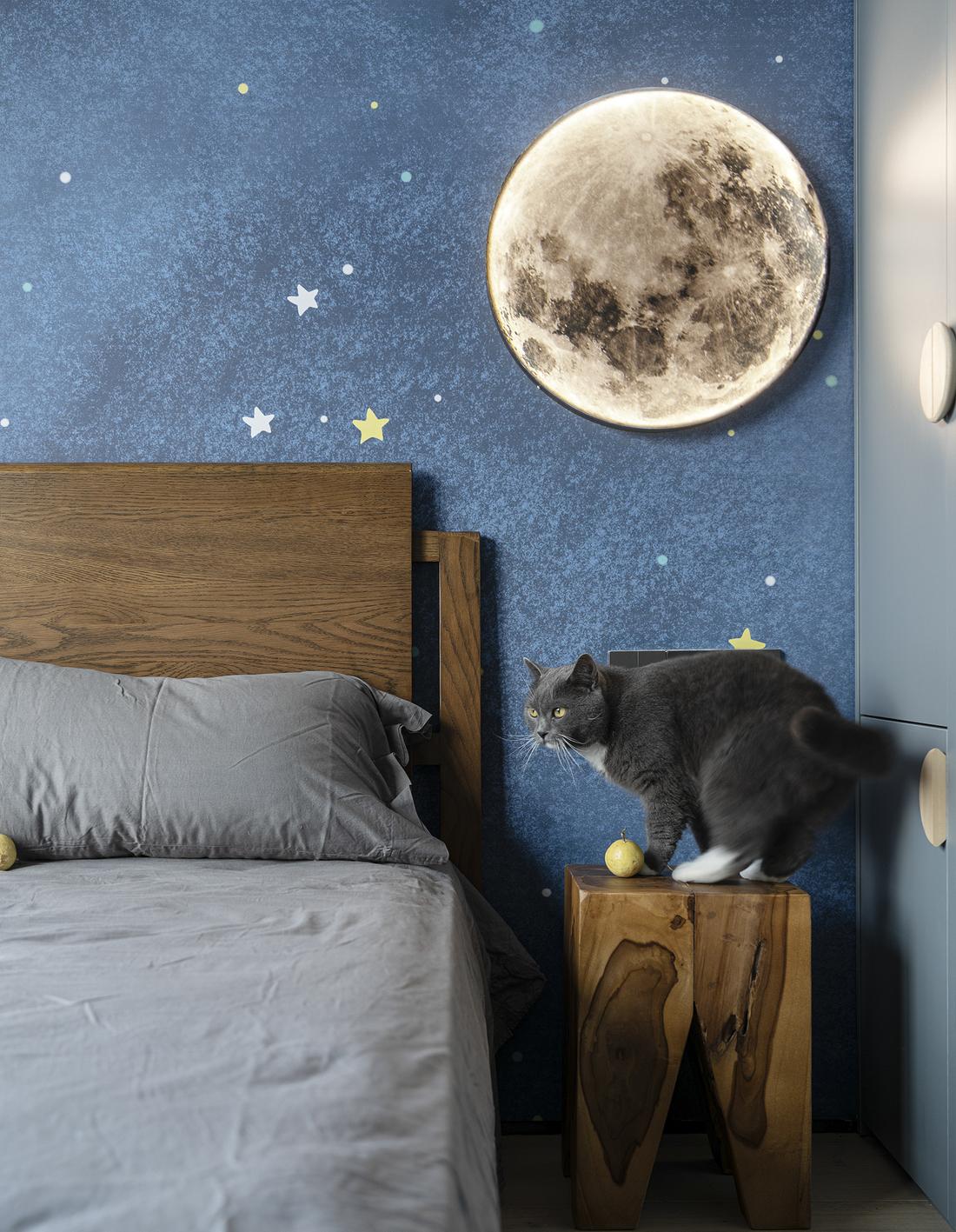 111㎡四口之家,低奢自然简约空间改造记-77