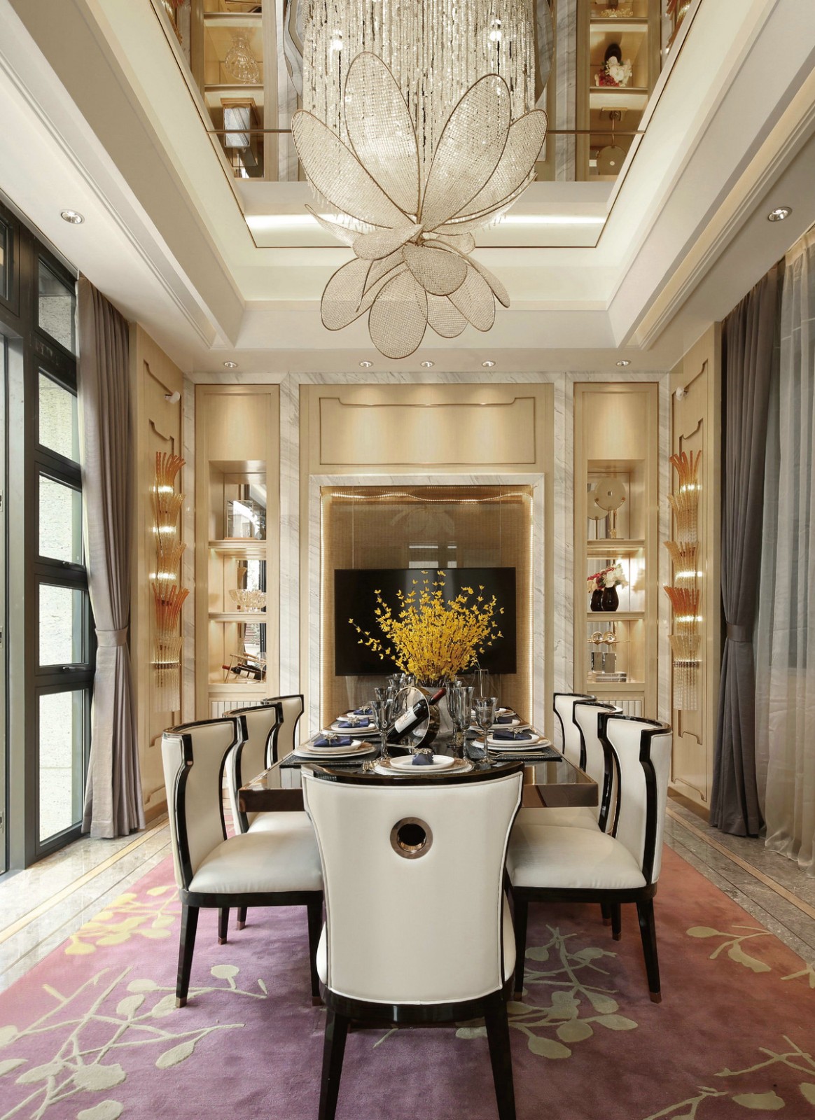 广佛新世界别墅中式混东南亚样板间-4