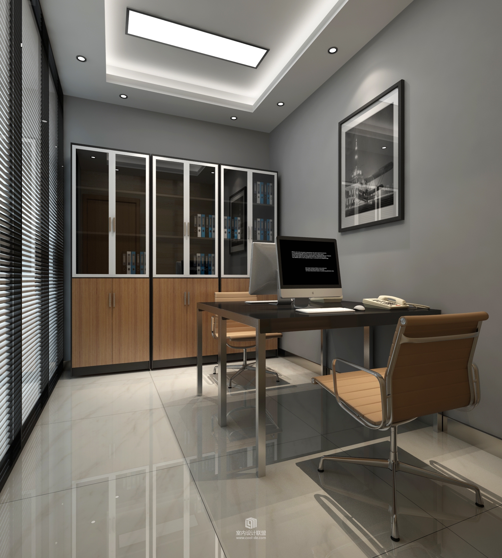 深圳杰创微科技办公空间设计-6