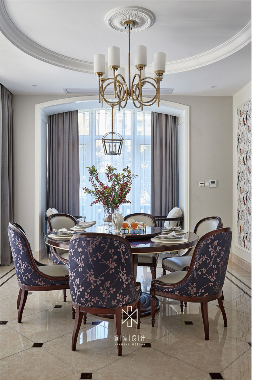 千岛湖玫瑰园 | 现代美式家居的优雅与精致-13