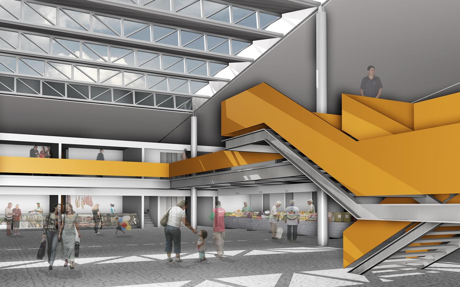 巴西 Blumenau 市 Mercado Municipal 超市设计-7