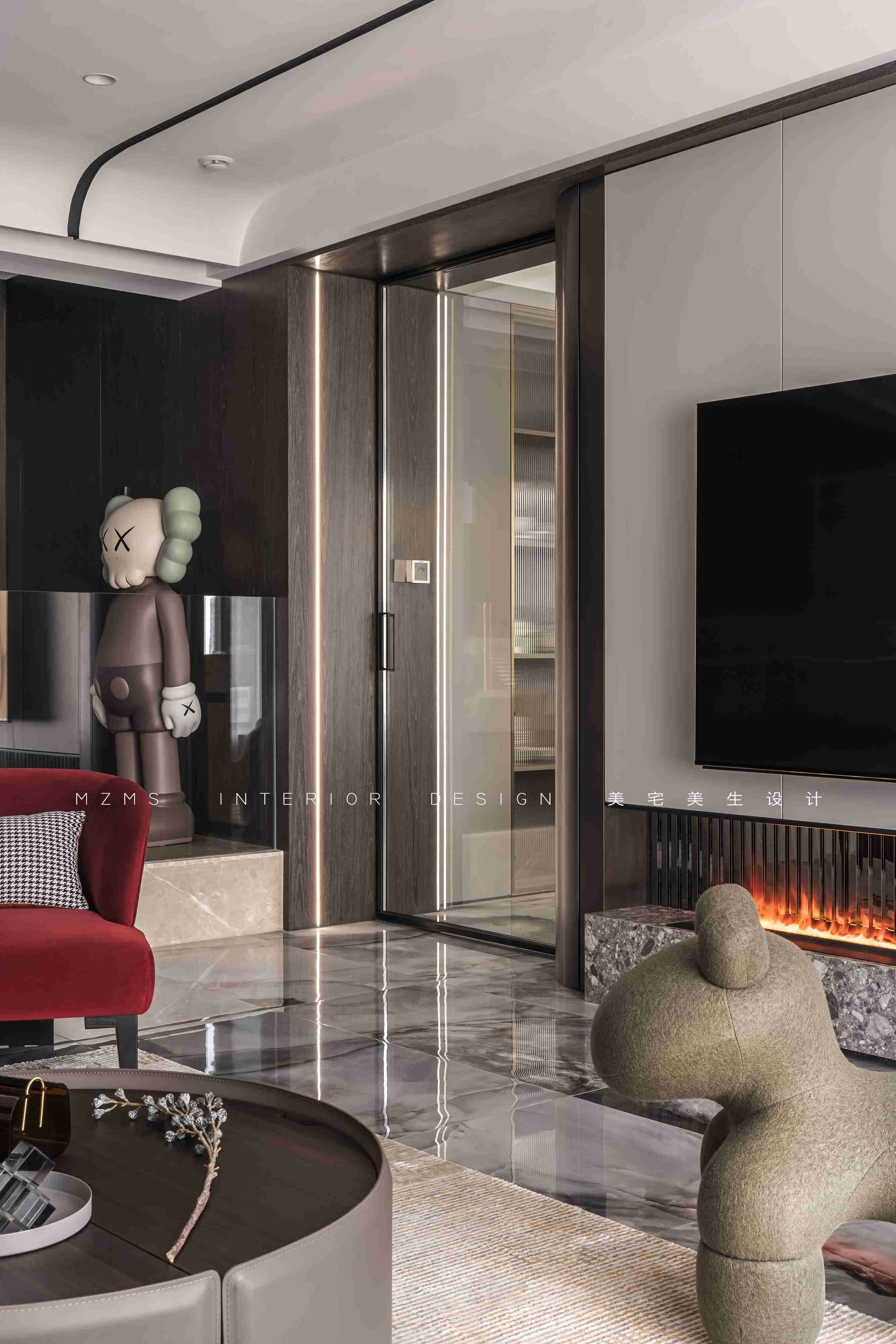 岩壑 · 武汉星海洪城现代简约住宅设计丨中国武汉丨美宅·美生设计-39