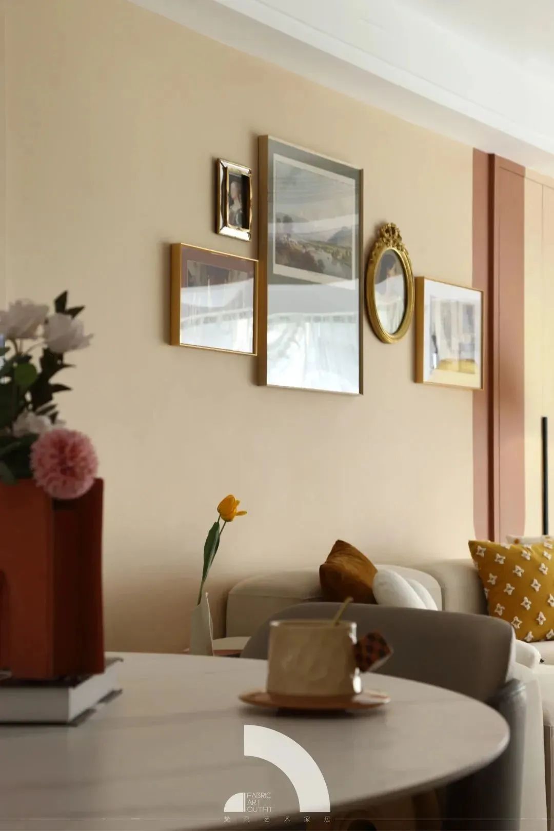 梵帛艺术「焦糖可可」糖果色中古风家居设计-33