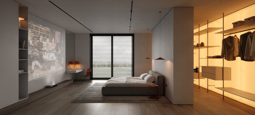 橙色色调卧室-20