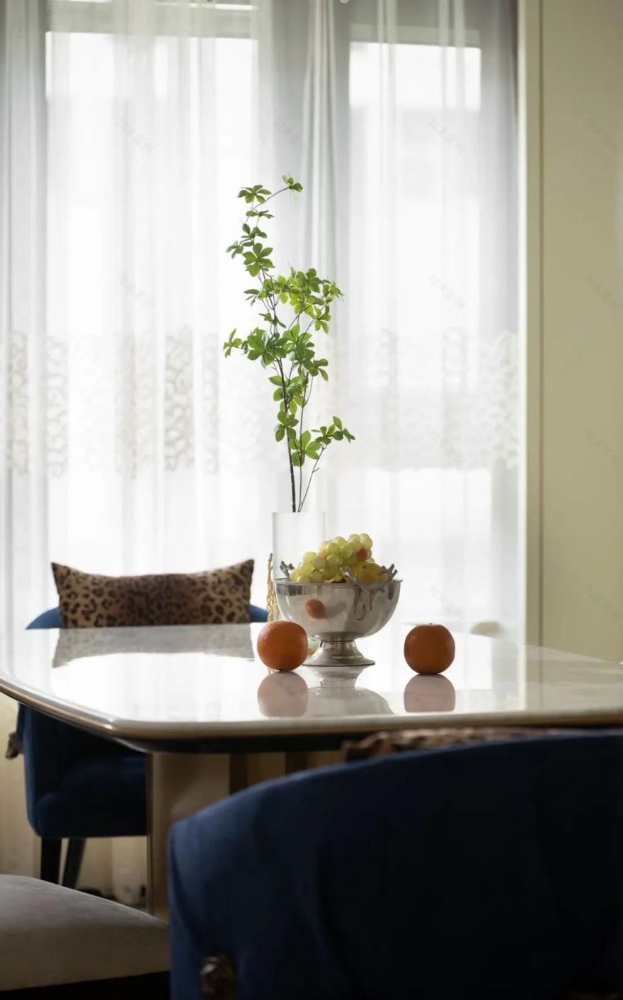 现代复古摩登的别墅丨申远空间设计-21