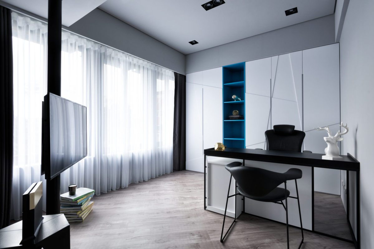 超线——现代感住宅  奇拓室内设计-6