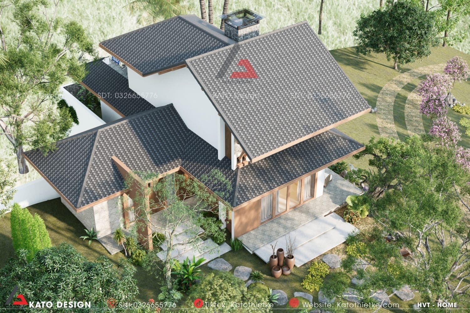 天别墅(这里TIẾN根据越南语发音音译为天,具体可根据实际对应的含义调整) 丨KATO THIẾT KẾ-5