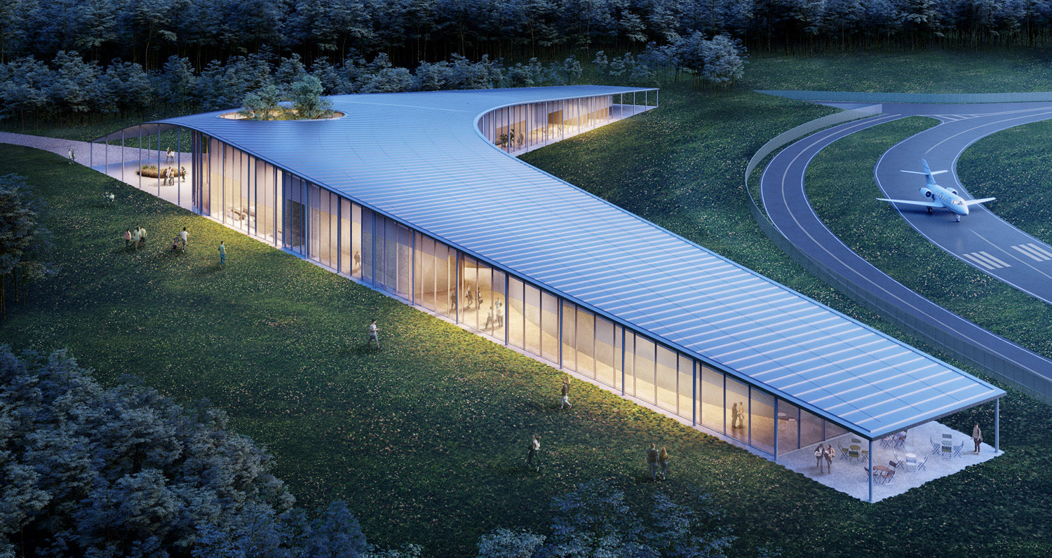 罗马 Enac 学院 | 绿色环保,灵活教学的航空学府-15