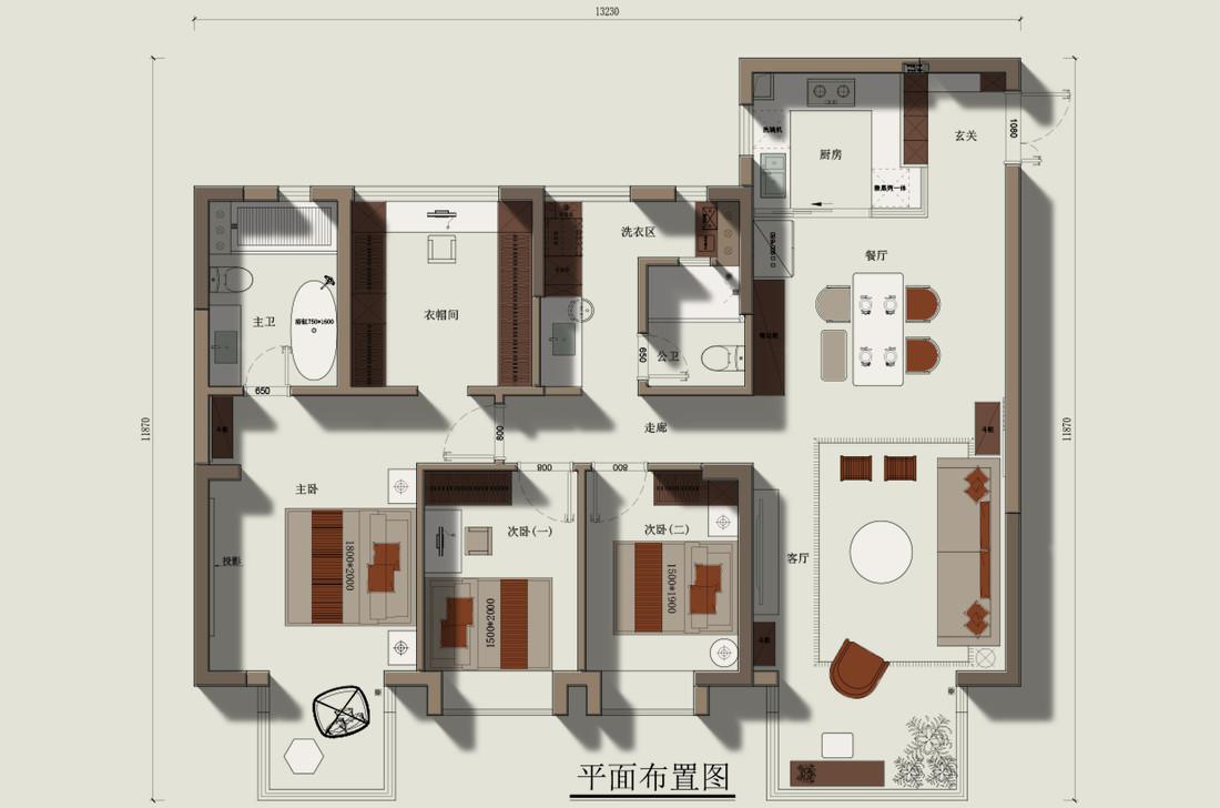 129m²原木风旧房改造广州万科峰境丨中国广州-57