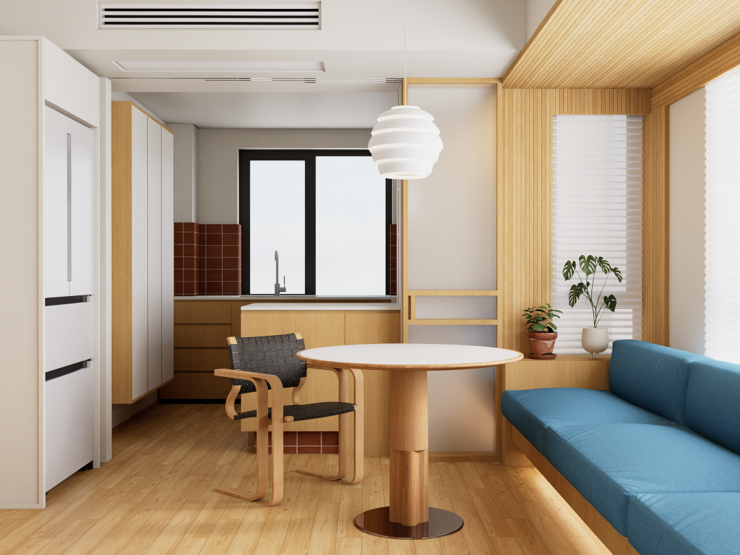 杭州融创金城未来海澜湾90㎡住宅设计丨中国杭州丨本空设计工作室-19