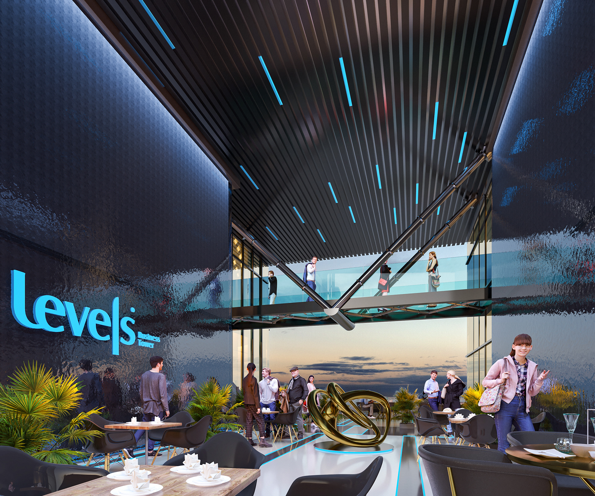 水平塔或层级塔丨埃及丨Urbanlanes Developments-21