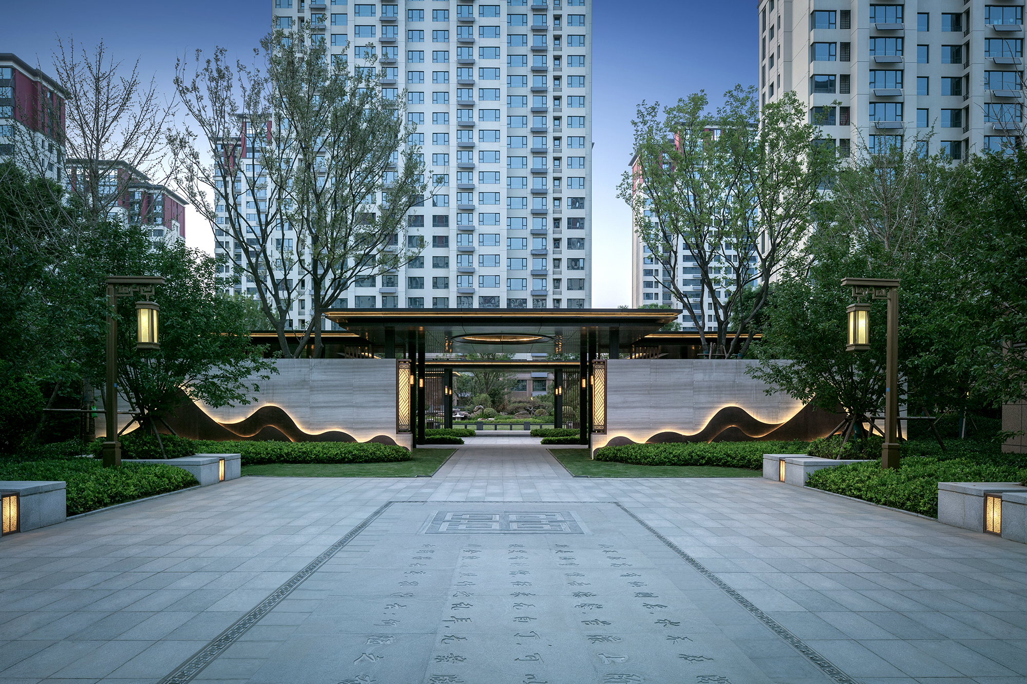 静谧书香 · 山东郓城龙翔南湖公馆景观设计丨中国山东丨DEKS 东易奇思-24