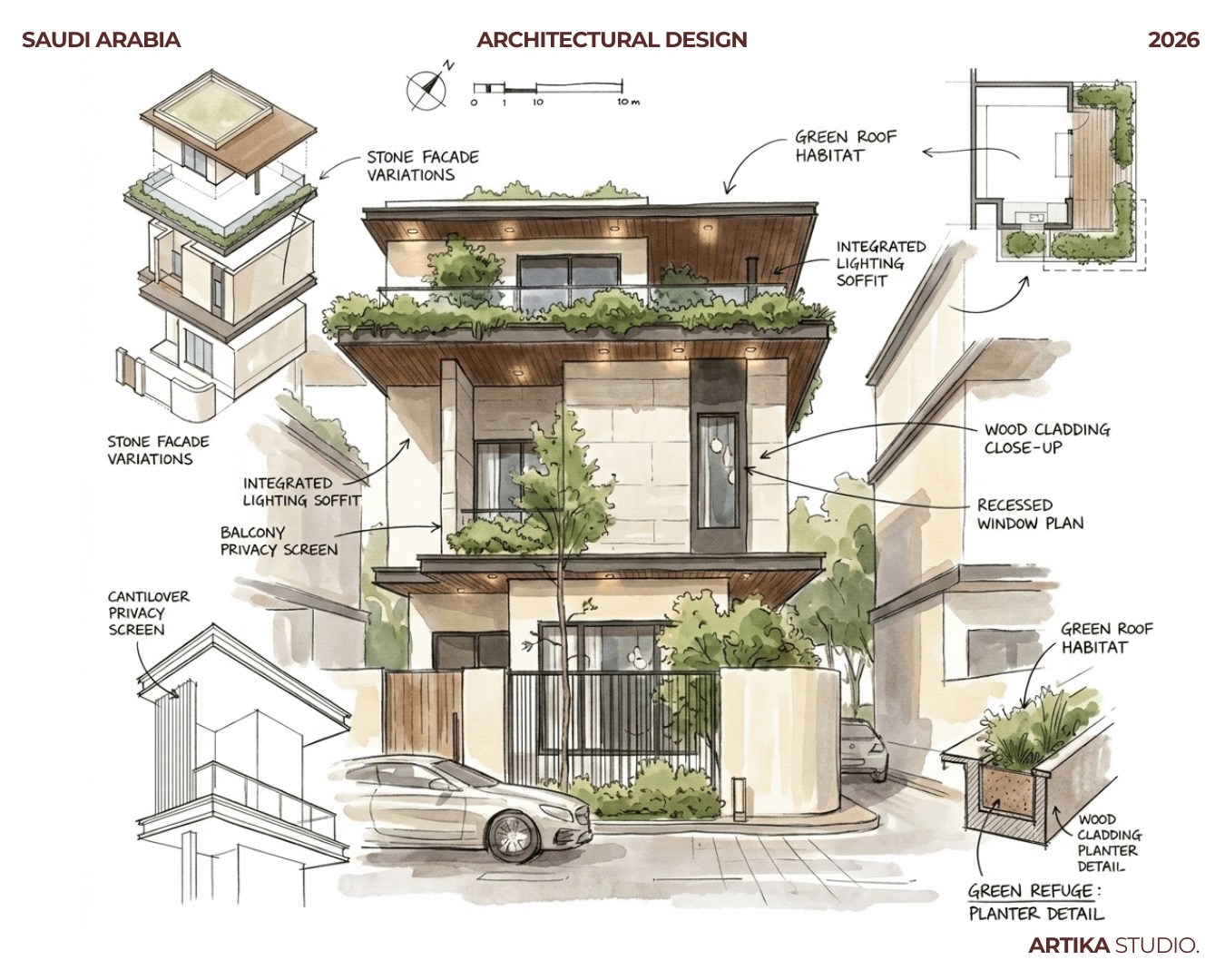迷你复合装置；迷你复合物（具体需根据上下文确定Compound更准确的含义，这里给出较通用的两种可能对应场景的翻译） 丨沙特阿拉伯丨Artika Studio-12