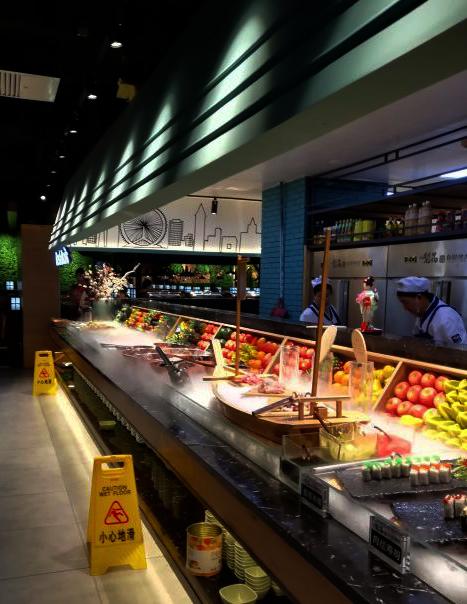 梨花炭火烤肉自助餐厅(乐宾店) | 现代风格的自助烤肉空间-44