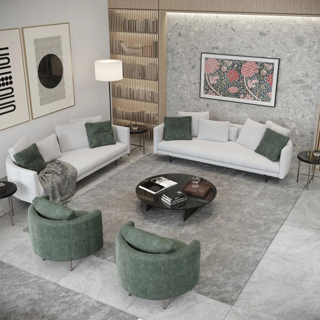 迪拜现代住宅，温馨休闲空间设计-13