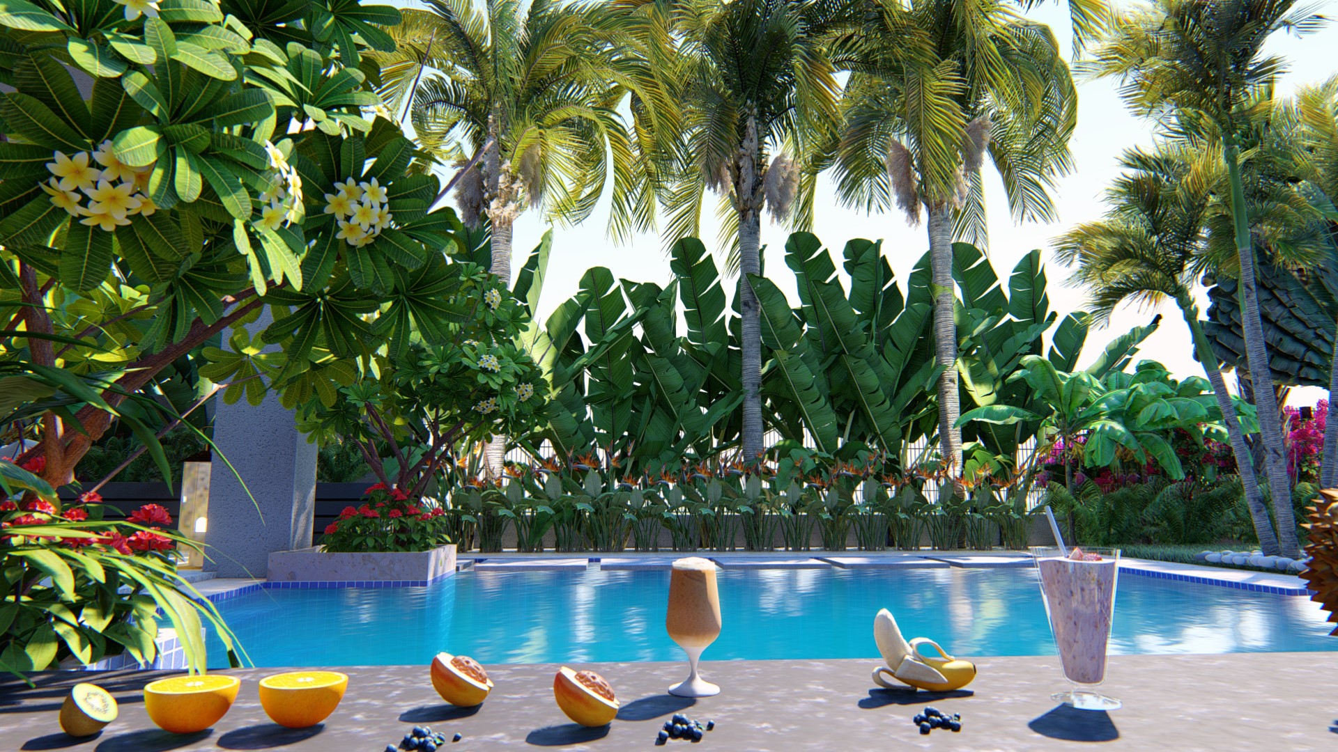 郁郁葱葱的局部花园丨Amr Emara-4