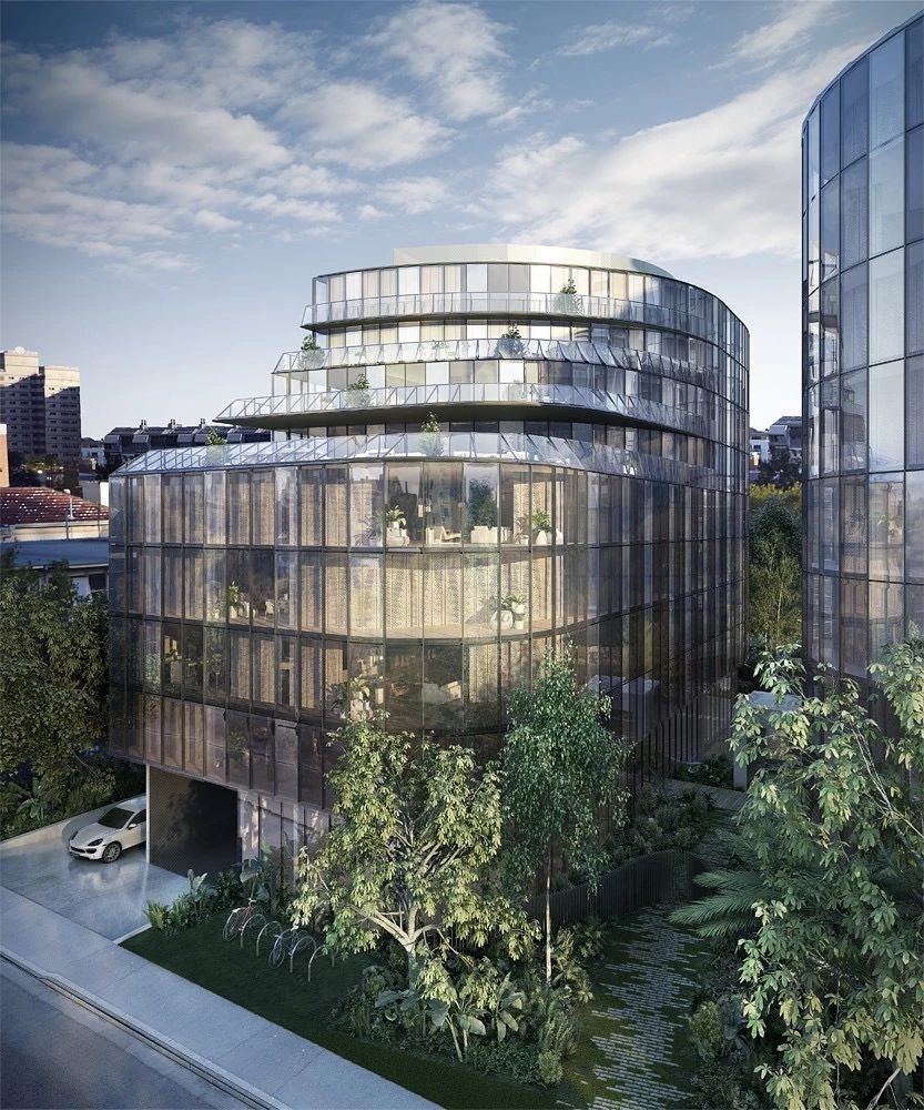 墨尔本 St Boulevard 项目,高科技定制窗户打造城市园林建筑-4