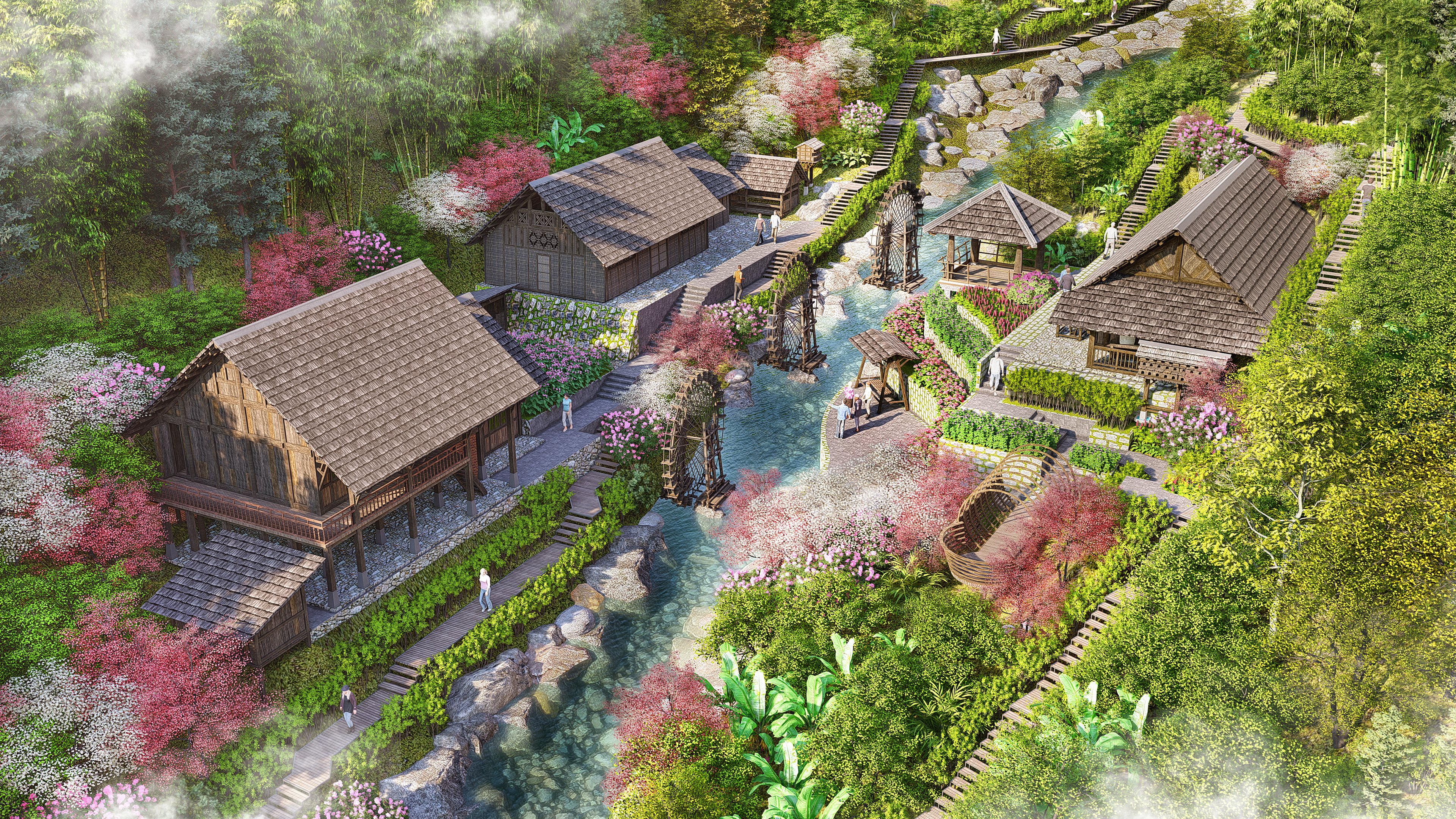 Flower Stream Landscape Design-4