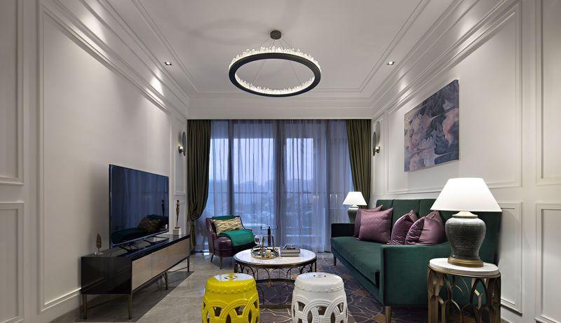 三亚半山香榭现代雅痞空间设计-68