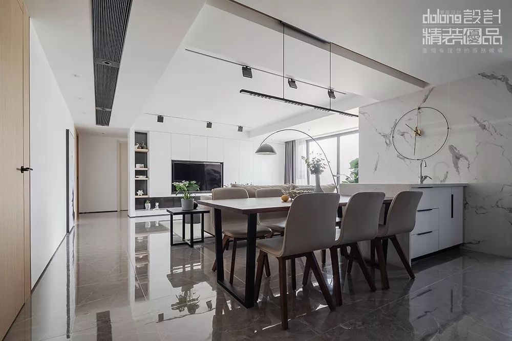 御湖仕家「空白格」 | 现代简约,开放式布局,餐厨一体-37