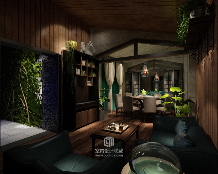 火锅餐厅设计-南昌蒙骨王餐厅设计-12